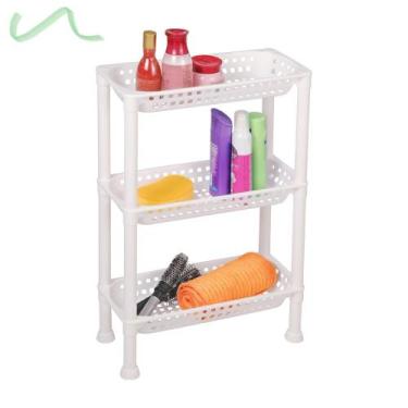 Imagem de Estante Multiuso Plástico 3 Bandejas 20x45x70,6cm Ordene