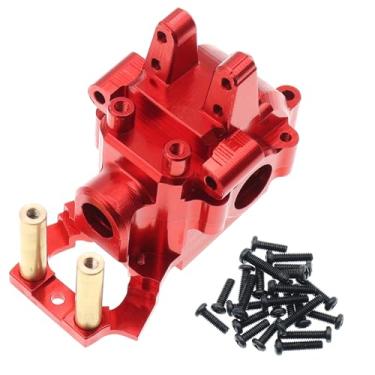 Imagem de Treehobby Aluminum Upgrades Replacement Accessories Compatible with Hyper Go H14bm MJX 14209 14210 1/14 RC Upgrade Parts,Red (Front Gearbox Cover)