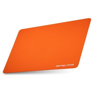 Imagem de Mouse pad GITOPER para jogos G2 PRO Esports - Base macia antiderrapante com superfície lisa de tecido para controle (laranja)