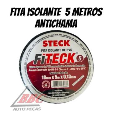Imagem de Fita Isolante Antichama - 5 Metros x 18mm - steck