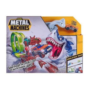Imagem de Carrinho Zuru Metal Machines com Pista Shark-Attack Track - 8707 - Can