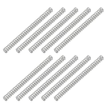 Imagem de PATIKIL Mola de compressão, diâmetro do fio de 0,3 mm x 2 mm OD x 25 mm C, 10 peças de extensão mecânica de aço inoxidável 304 molas pequenas kit sortido para lojas e reparos domésticos