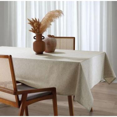 Imagem de Toalha de Mesa Retangular Clean Linhares 8 lugares Dohler