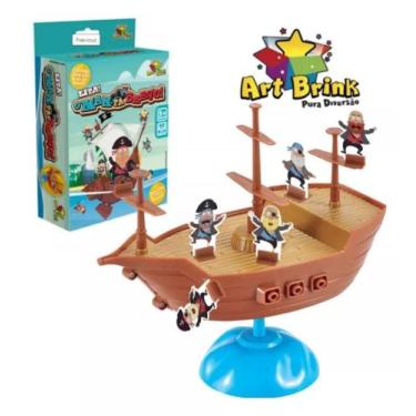 Imagem de Jogo Eita O Mar Tá Bravo Segura Pirata Estimula Concentração Equilibra