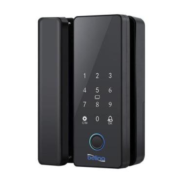 Imagem de Fechadura Com Biometria Porta de Vidro  - Bluetooth BL-KB170 - Belina