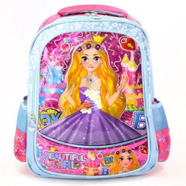 Imagem de Mochila Infantil Escolar Mochila Menina Passeio Resistente - OKI-NI