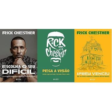 Imagem de KIT 3 LIVROS Rick Chesther Escolha o seu difícil + A favela venceu + P