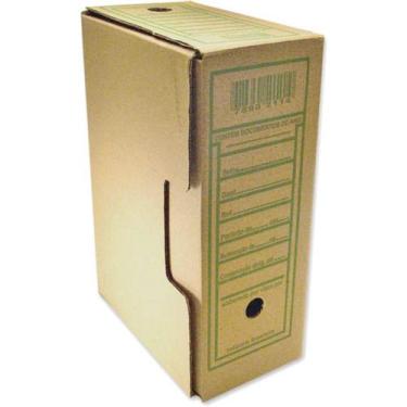 Imagem de Arquivo Morto de Papelão 35 X 13,3 X 24,7 CM 240G  Pacote com 25 Unida