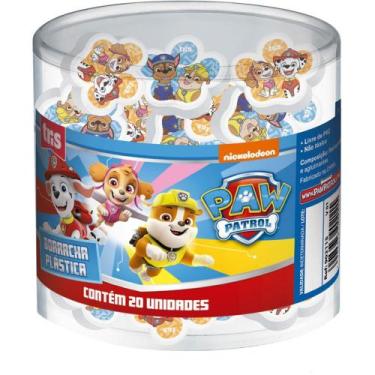 Imagem de Borracha Decorada Patrulha Canina - Formato de Patinha, 2 Modelos Sort