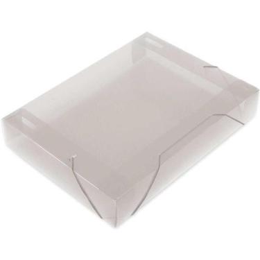 Imagem de Pasta ABA Elástica Plástica Ofício 55MM Cristal SOFT - Pacote com 10 -