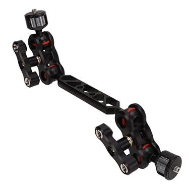 Imagem de Braço articulado de 28 cm, barra de extensão articulada de cabeça esférica para câmera ajustável, com interface de parafuso de 0,6 cm e 0,9 cm, para monitores LCD, luzes LED