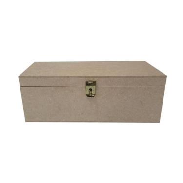 Imagem de Caixa Retangular para Mini Chandon com Dobradiça e Fecho 25x10x9 Kit 3