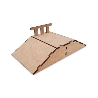 Imagem de Pista Skate de Dedo Mini Rampa Fingerboard Corrimão Madeira Mdf - ATAC