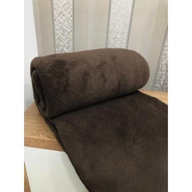 Imagem de Manta Cobertor Macio Casal Queen Varias Cores - Tati Enxovais, marrom