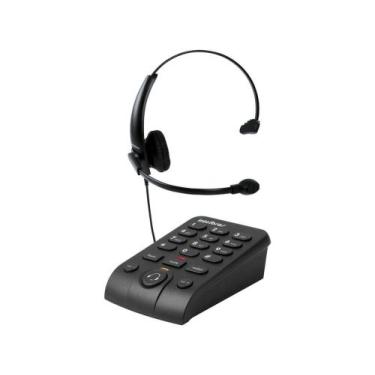 Imagem de Telefone Headset Intelbras com Base Discadora - Cancelador de Ruídos
