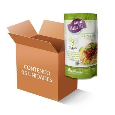 Imagem de Macarrão Konjac Massa MF tipo Espaguete contendo 5 unidades de 270g