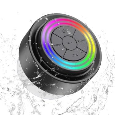 Imagem de Alto-falante de chuveiro à prova d'água, alto-falante sem fio Bluetooth XO, alto-falante portátil com ventosa para banheiro