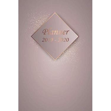 Imagem de Planner 2019-2020: Monthly Schedule - 1 week at a glance - Calendar with Checklists & Notes Daily To Do’s Academic Organizer Small Notebook Agenda ... Budget Cute Day Planer School Simple Teacher