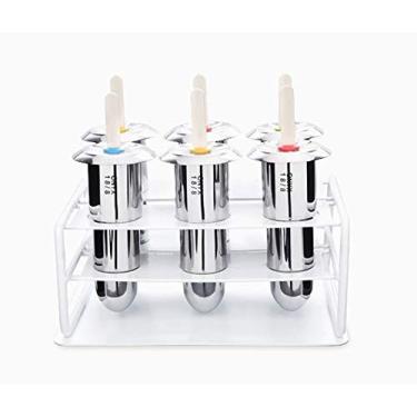 Imagem de Onyx Molde de picolé de aço inoxidável 18/8, conjunto de 6