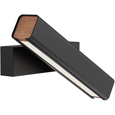Imagem de Luminária de parede LED moderna, luminária de parede giratória estilo nórdico, luminária de leitura de cabeceira montada na parede interna, luminária de fundo, arandela para quarto, banheiro