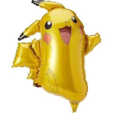Imagem de Amscan International 2946001 balão de alumínio "Pokémon Pikachu Super Shape" de 61 cm