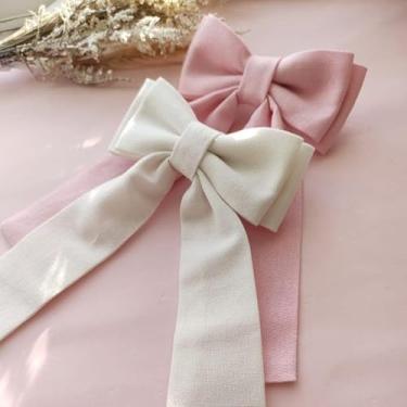 Imagem de Laço de Cabelo com Pontas Adulto ou Infantil (Verde Folha)