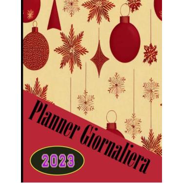 Imagem de Agenda 2023 giornaliera: Planner Giornaliera | Vista Verticale Formato A4 | Un giorno per pagina | 12 Mesi Intempo | Diario ... | Agenda Italiano