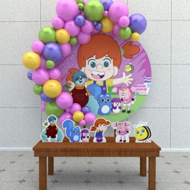 Imagem de Kit Festa Painel Redondo O diário de Mika-  IMPAKTO VISUAL