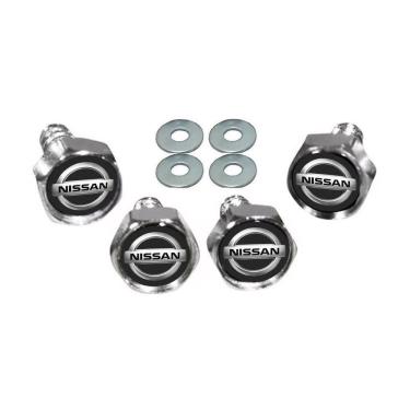 Imagem de Parafusos De Placa Logomarca Emblema Nissan March Versa