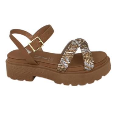 Imagem de Sandália Tratorada Vizzano Original ref 6499, Bege, Camel, 36
