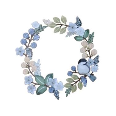 Imagem de Generic Garland espingarda de flores Flores Wreath Christmas, Simulação, Decoração de Casa, Decoração da Fazenda Arte da Parede da parede aço inoxidável, D