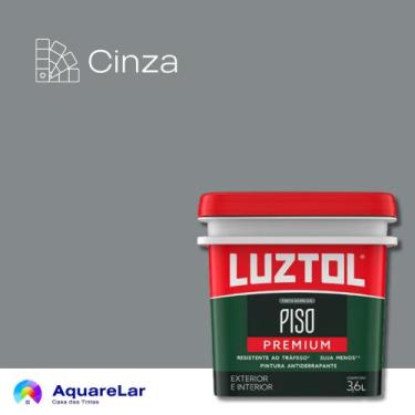 Imagem de Piso Luztol Fosco 3,6L, CINZA, 3,6L