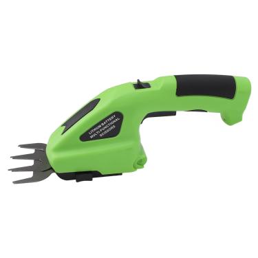 Imagem de Cortador de Sebes Sem Fio, Tesoura de Grama Portátil 2 Em 1, Aparador de Grama Elétrico Portátil de 7,2 V, Tesoura de Sebes, Cortador de Grama Elétrico para Ervas Daninhas, para