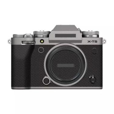 Imagem de Adesivo de capa de câmera antirriscos para Fujifilm X-T5 protetor de corpo de câmera digital mirrorless decalques de filme de vinil para Fuji XT5 (titânio)