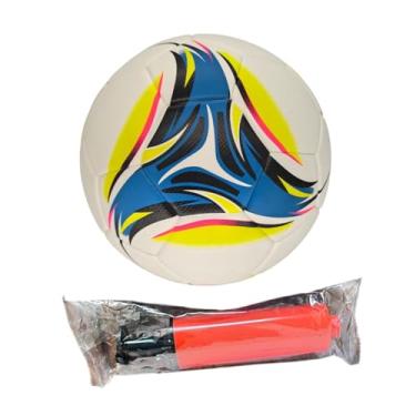 Imagem de Bola de futebol Tamanho 5 de futebol Ball Patterns Patterns Portable Soccer Training Equipment Match Ball para treinamento interno, Azul