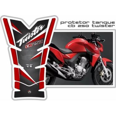 Imagem de Adesivo Protetor De Tanque Tankpad Vermelho H 605 - Resitank