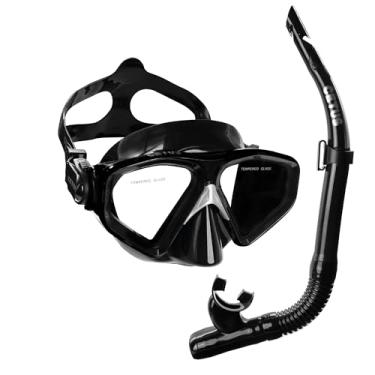 Imagem de Kit de Mergulho Cetus New Parma Fun, Máscara e Snorkel,(Preto)