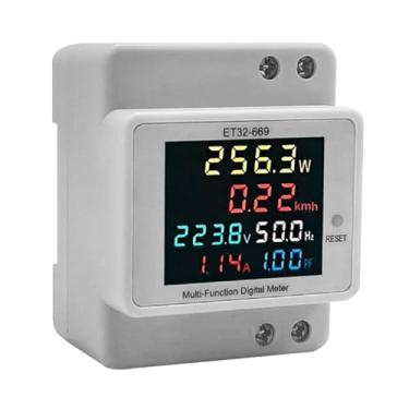 Imagem de shamjina Medidor de energia monofásico doméstico inteligente medidor de eletricidade display lcd AC40-300V mmultifunction medidor digital para uso doméstico