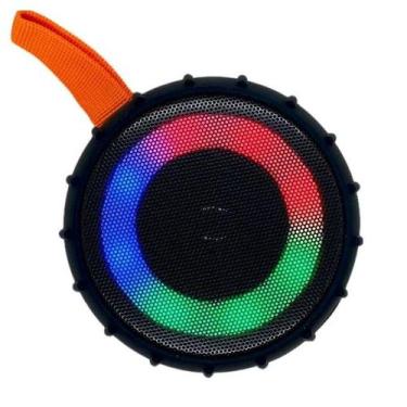 Imagem de Caixa de som portátil bluetooth c/led ip66 recar. moto/carro - Altomex