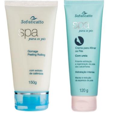 Imagem de Creme Hidratante Pé Ureia e Esfoliante Ressecado Rachadura - Sofistica