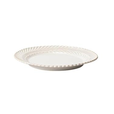 Imagem de Utensílios de mesa de forno retrô de grão de trigo, tigela de arroz doméstico prato ocidental - prato raso mimosa de 26,7 cm