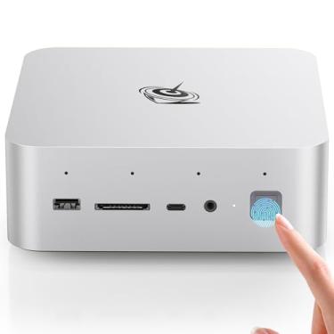 Imagem de Beelink Mini PC GTI14 AI, Intel Core Ultra 9 185H (16T/22C, até 5,1GHz), 64GB DDR5 2TB PCIe4.0 SSD Mini Desktop, Dual 2.5G LAN/Sensor de impressão digital/WiFi 7/BT5.4/USB4.0/145W PSU PC para jogos