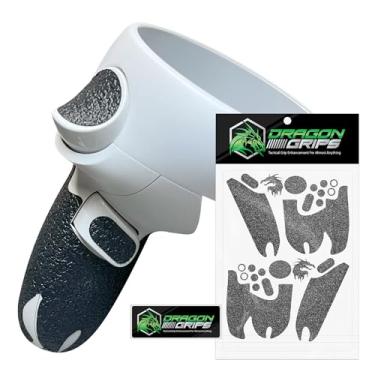 Imagem de Dragon Grips Oculus Quest 2 Controller Grips, 2 Pcs Black Textured Non-Slip Rubber for VR Oculus Quest 2 Controller Grips, Sweat Resistant to Enhance Gaming Control, Made in USA, 1pk