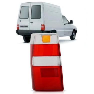Imagem de Lente Lanterna Traseira Fiorino 2004 A 2009 Plastico Carto - JCV, Esqu