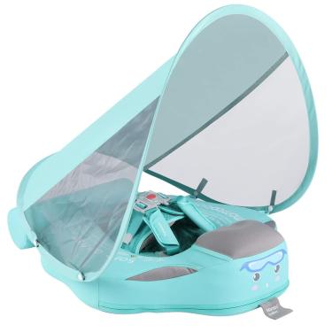 Imagem de Bóia de natação para bebês genteaco Mambobaby com dossel de 3 a 24 meses