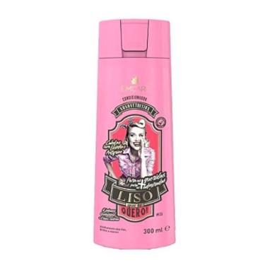 Imagem de Condicionador para Cabelos Lisos, Rebeldes com Frizz barrominas Liso Que Te Quero! 300ml