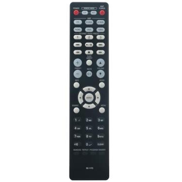 Imagem de Comandante de controle remoto RC-1173 de substituição compatível com amplificador integrado Denon PMA-720AE PMA-520AE PMA-720 PMA-520 e leitor de disco compacto DCD-720AE DCD-520AE RC-1159