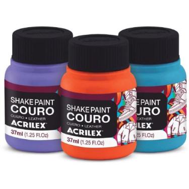 Imagem de Tinta para Couro Shake Paint Verde Bandeira 37ML - Pacote com 6 Unidad