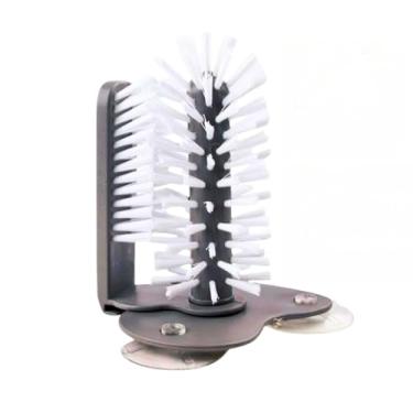 Imagem de Kit Escova Multiuso Lava Copos Taças Pia 2 em 1 Uso Domestico Restaurante Bar Profissional