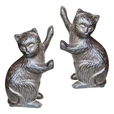 Imagem de Kuntesetty 2X Livros decorativos Livros Cat Bookshelf Decoration Livro termina para a casa de casa